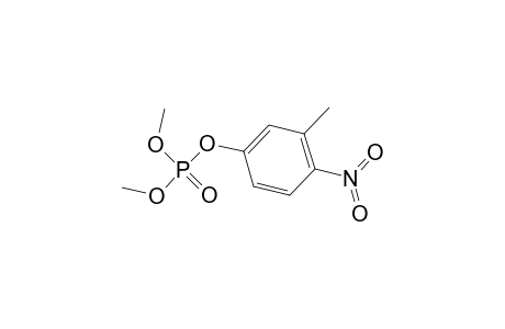 phosphoric acid, dimethyl 4-nitro-m-tolyl ester