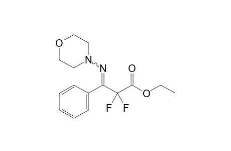 (E/Z)-ethyl 2,2-difluoro-3-(morpholinoimino)-3-phenylpropanoate