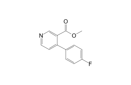 4-(4-fluorophenyl)-3-pyridinecarboxylic acid methyl ester