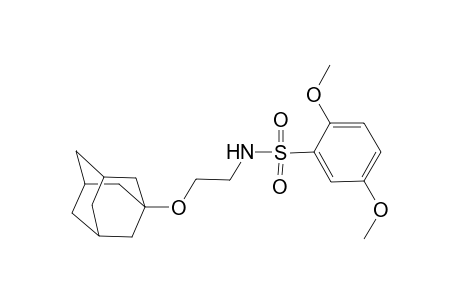 Benzenesulfonamide, N-[2-(adamantan-1-yloxy)ethyl]-2,5-dimethoxy-