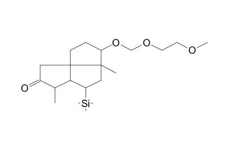 Tricyclo[6.3.0.0(1,5)]undecan-10-one, 4-[(2-methoxyethoxy)methoxy]-5,9-dimethyl-7-trimethylsilyl-