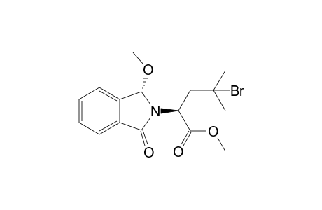 Methyl (2S,3'S)-4-bromo-2-(2,3-dihydro-3-methoxy-2-oxo-1H-isoindol-2-yl)-4-methylpentanoate