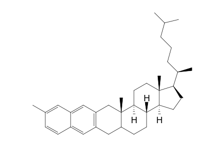 CHOLEST-2-ENO[2,3-B]NAPHTHALENE, 7'-METHYL-