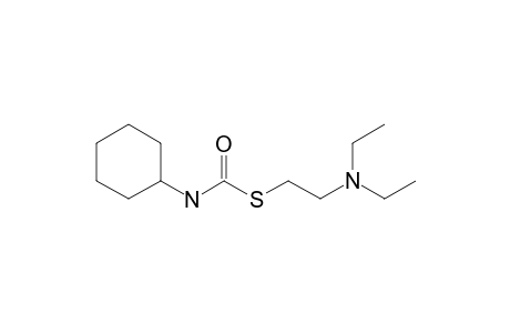 .beta.-Diethylaminoethyl cyclohexylthiol-carbamate