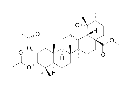 METHYL-2-ALPHA,3-ALPHA-DIACETOXY-19-ALPHA-HYDROXY-URS-12-EN-28-OATE