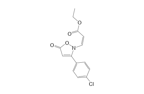 Ethyl (Z)- 3-{3-(4-chlorophenyl)-5-oxo-2,5-dihydroisoxazol-2-yl}propenoate