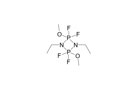 1,3,2,4-Diazadiphosphetidine, 1,3-diethyl-2,2,4,4-tetrafluoro-2,2,4,4-tetrahydro-2,4-dimethoxy-