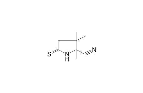 2,3,3-Trimethyl-5-thioxo-2-pyrrolidinecarbonitrile