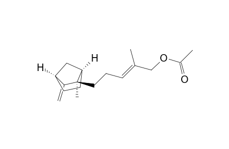 (E)-.beta.-Santalol acetate