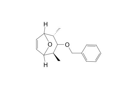 3.alpha.-Benzyloxy-trans-2,4-dimethyl-8-oxabicyclo[3.2.1]oct-6-ene