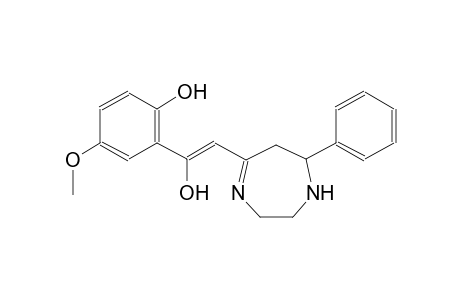 2-[1-Hydroxy-2-(7-phenyl-2,3,6,7-tetrahydro-1H-[1,4]diazepin-5-yl)-vinyl]-4-methoxy-phenol