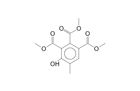 Trimethyl 4-hydroxy-5-methyl-1,2,3-benzenetricarboxylate
