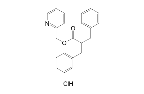 2-benzyl-3-phenylpropionic acid, (2-pyridyl)methyl ester, hydrochloride