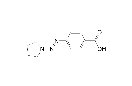 4-[(E)-1-Pyrrolidinyldiazenyl]benzoic acid