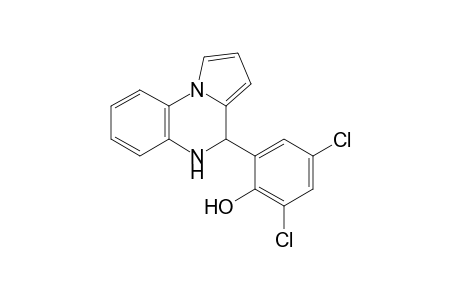 2,4-dichloro-6-(4,5-dihydropyrrolo[1,2-a]quinoxalin-4-yl)phenol