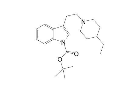 4-Ethyl-1-[2-[1-(tert-Butoxycarbonyl)indol-3-yl]ethyl]pipredine