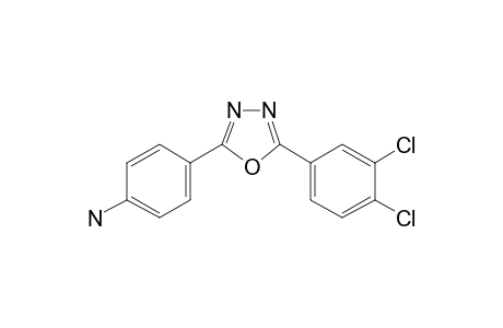 4-[5-(3,4-Dichlorophenyl)-1,3,4-oxadiazol-2-yl]aniline