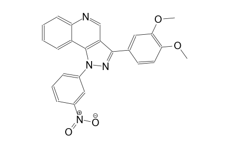 1H-pyrazolo[4,3-c]quinoline, 3-(3,4-dimethoxyphenyl)-1-(3-nitrophenyl)-