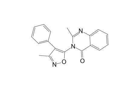 2-Methyl-3-(3-methyl-4-phenyl-5-isoxazolyl)-4(3H)-quinazolinone