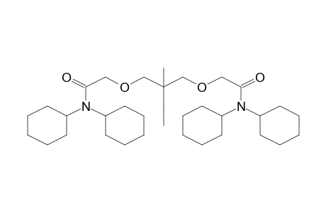 N,N-dicyclohexyl-2-[2-[[2-(dicyclohexylamino)-2-keto-ethoxy]methyl]-2-methyl-butoxy]acetamide