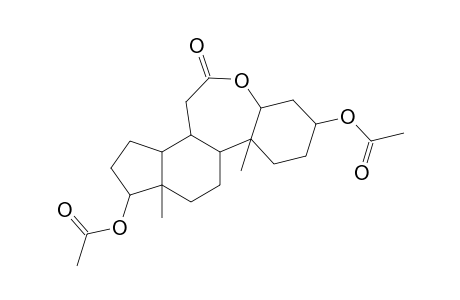 Acetic acid, 1-acetoxy-10a,12a-dimethyl-5-oxo-hexadecahydro-6-oxabenzo[3,4]cyclohepta[1,2-E]inden-8-yl ester