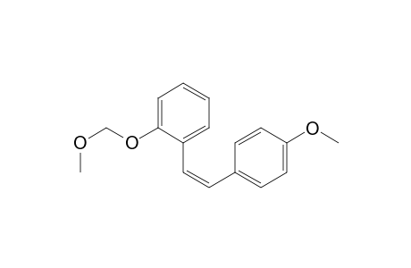 1-(Methoxymethoxy)-2-[(Z)-2-(4-methoxyphenyl)ethenyl]benzene