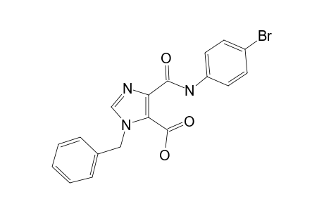 3-Benzyl-5-(4-bromo-phenylcarbamoyl)-3H-imidazole-4-carboxylic acid