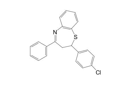 2-(4-Chlorophenyl)-4-phenyl-2,3-dihydro-1,5-benzothiazepine