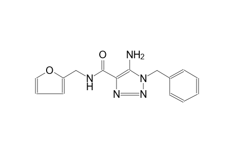 1H-1,2,3-triazole-4-carboxamide, 5-amino-N-(2-furanylmethyl)-1-(phenylmethyl)-