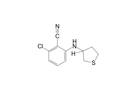 6-chloro-N-(tetrahydro-3-thienyl)anthranilonitrile