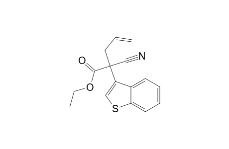 Ethyl .alpha.-Allyl-.alpha.-cyano-3-benzo[b]thiopheneacetate