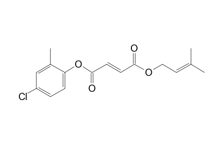 Fumaric acid, 4-chloro-2-methylphenyl 3-methylbut-2-en-1-yl ester