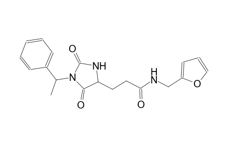 4-imidazolidinepropanamide, N-(2-furanylmethyl)-2,5-dioxo-1-[(1S)-1-phenylethyl]-, (4S)-