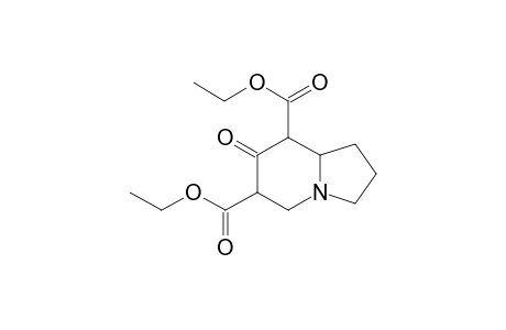 6,8-Dicarbethoxyindolizidin-7-one