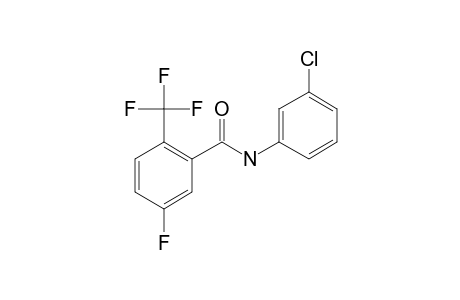 3-Fluoro-6-trifluoromethylbenzamide, N-(3-chlorophenyl)-