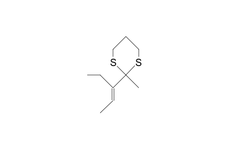 2-(1-ETHYL-(E)-PROPENYL)-2-METHYL-m-DITHIANE