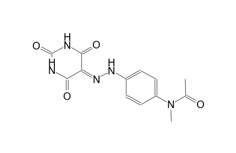 N-methyl-N-{4-[2-(2,4,6-trioxotetrahydro-5(2H)-pyrimidinylidene)hydrazino]phenyl}acetamide