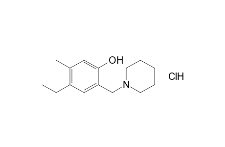 alpha square-piperidino-4-ethyl-2,5-xylenol, hydrochloride