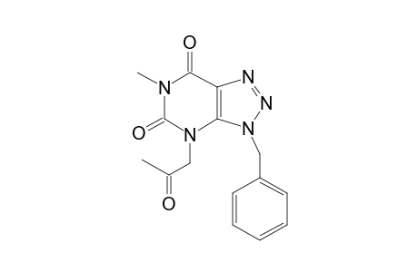 3-Benzyl-6-methyl-4-propan-2-on-2,6-dioxo-4,5,6,7-tetrahydro-1,2,3-triazolo[4,5-D]pyrimidine