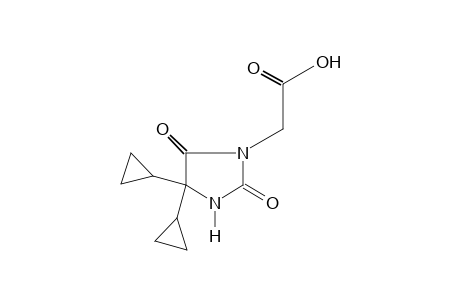 4,4-dicyclopropyl-2,5-dioxo-1-imidazolineacetic acid