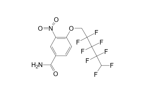 3-Nitro-4-(2,2,3,3,4,4,5,5-octafluoro-pentyloxy)-benzamide