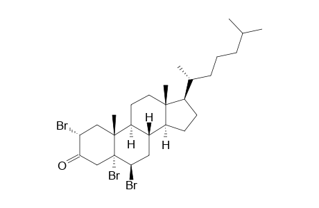 2a,5a,6b-Tribromo-cholestan-3-one