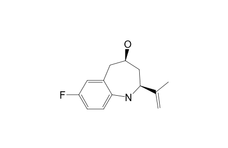 7-Fluoro-cis-2-(prop-1-en-2-yl)-2,3,4,5-tetrahydro-1H-benzo[b]azepin-4-ol