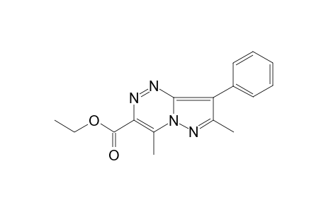 4,7-dimethyl-8-phenylpyrazolo[5,1-c]-as-triazine-3-carboxylic acid, ethyl ester