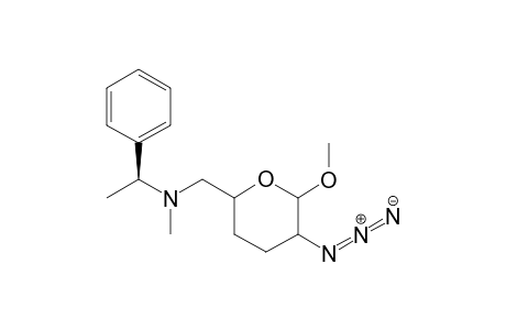 Methyl 2-azido-2,3,4,6-tetradeoxy-6-{methyl-[(1S)-phenylethyl]amino}-.alpha.(.beta.)-L-threo-hexopyranoside