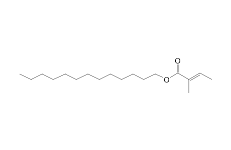 Tridecyl (E)-2-methylbut-2-enoate