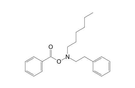 O-Benzoyl-N-hexyl-N-phenethylhydroxylamine