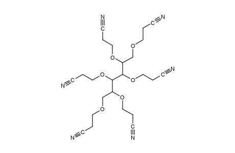 3,3',3'',3''',3'''',3'''''-[(1,2,3,4,5,6-hexanehexayl)hexaoxy]hexapropionitrile