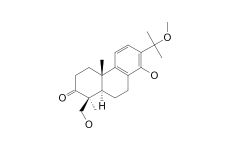 TRIPTOBENZENE-O;14,19-DIHYDROXY-15-METHOXY-3-OXO-ABIETA-8,11,13-TRIENE