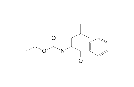 1-Pentanol, 2-[(tert.butyloxycarbonyl)amino]-4-methyl-1-phenyl-, (R or S)